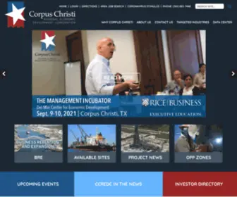 CCredc.com(The Corpus Christi Regional Economic development Corporation) Screenshot