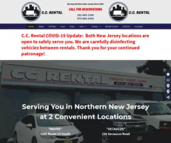 CCrentalnj.com(CC Rental NJ) Screenshot