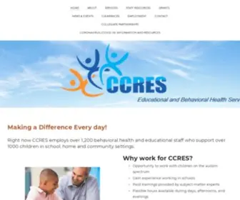 CCres.org(Educational and Behavioral Health Services) Screenshot