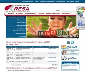 CCresa.org(Clinton County RESA) Screenshot