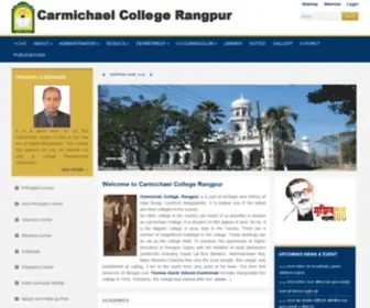 CCR.gov.bd(Carmichael College) Screenshot