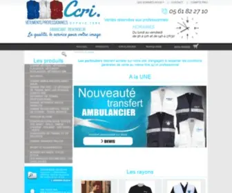 CCri.fr(Fabrication de vêtements) Screenshot