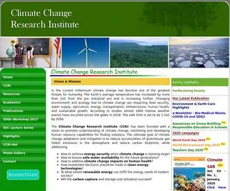 CCri.in(Climate Change Research Institute) Screenshot