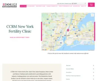 CCRMNY.com(212.290.8100. CCRM New York) Screenshot