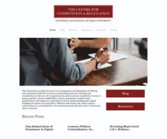 CCRNlsiu.com(CCR, National Law School of India University, Bangalore) Screenshot