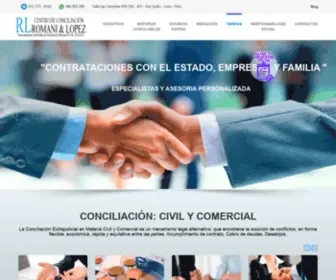 CCromanilopez.pe(Centro de Conciliación Extrajudicial) Screenshot