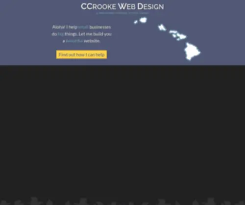 CCrooke.com(Maui Web Design) Screenshot