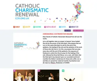 CCR.org.uk(Catholic Charismatic Renewal) Screenshot