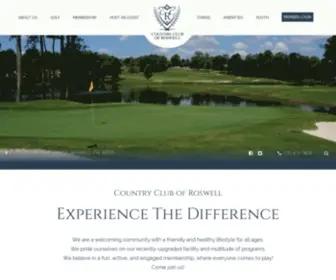 CCroswell.com(Country Club of Roswell) Screenshot