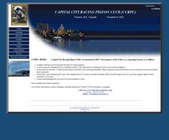 CCRPC.com(CAPITAL CITY RACING PIGEON CLUB (CCRPC)) Screenshot