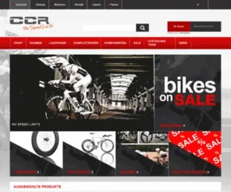 CCrracing.de(Triathlon Shop für Carbon Rahmen und Aero Laufräder) Screenshot