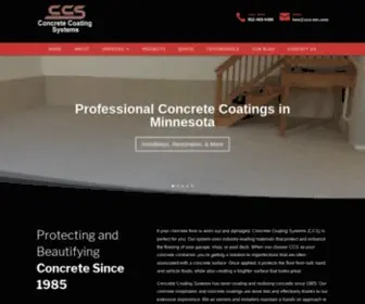 CCS-MN.com(Premier Concrete Contractor) Screenshot