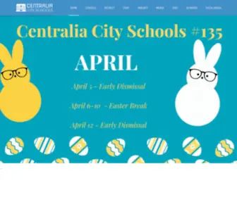 CCS135.com(Centralia City Schools) Screenshot