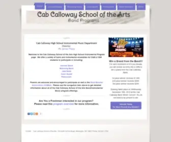 CCsaband.com(Cab Calloway High School Instrumental Music Department) Screenshot