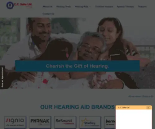 CCsahaltd.com(Buy High Quality Digital Hearing Aids in Kolkata) Screenshot