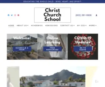 CCsaz.org(Christ Church School) Screenshot