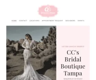 CCsboutique.com(CC's Bridal Boutique) Screenshot