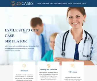 CCscases.com(USMLE Step 3 CCS Case Interactive Software Simulator) Screenshot