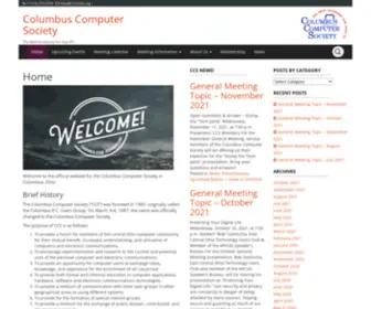 CCSCMH.org(Columbus Computer Society Web Site) Screenshot