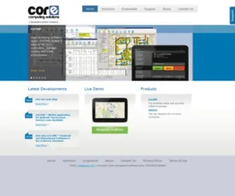 CCscorp.com(CORE Billing and Back Office For Private Haulers) Screenshot