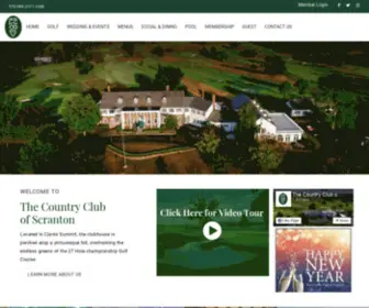 CCScranton.com(Country Club of Scranton) Screenshot
