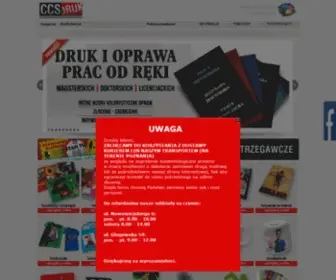 CCSdruk.pl(Ksero 24H Wizytówki Ulotki Druk cyfrowy) Screenshot