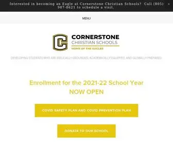 CCsed.org(Cornerstone Christian Schools) Screenshot