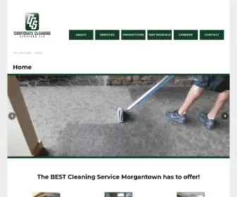 CCserviceswv.com(Corporate Cleaning Services) Screenshot