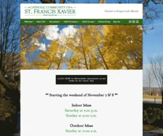 CCSFX.org(Catholic Community of St) Screenshot