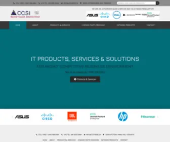 CCsiweb.ca(IT Products) Screenshot