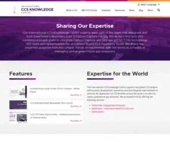 CCSknowledge.com(International CCS Knowledge Centre) Screenshot