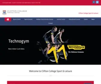 CCSL-Cliftoncollege.com(Clifton College Sport & Leisure) Screenshot