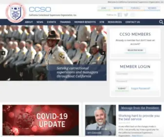 CCsonet.org(California Correctional Supervisors Organization) Screenshot