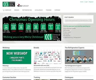 CCspares.co.uk(Commercial Catering Spares) Screenshot