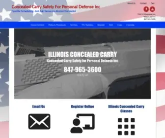 CCSPDtraining.com(#1 Concealed Carry Training in Chicago) Screenshot
