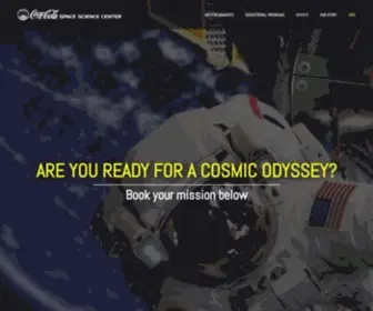 CCSSC.org(Coca-Cola Space Science Center) Screenshot