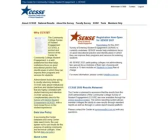 CCsse.org(Community College Survey of Student Engagement (CCSSE)) Screenshot