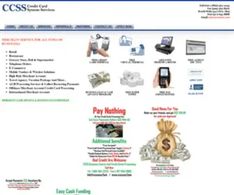 CCssusa.com(Credit Card System Services) Screenshot