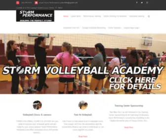 CCstormvolleyball.com(Storm Performance Volleyball) Screenshot