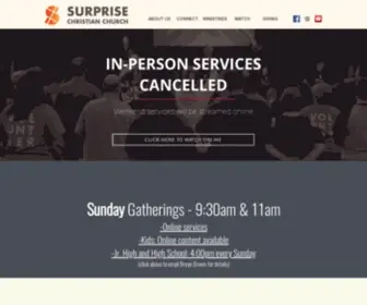 CCsurpriseaz.com(Surprise Christian Church) Screenshot