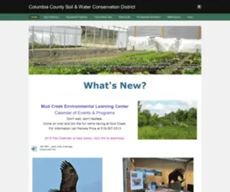 CCSWCD.org(Columbia County Soil & Water Conservation District) Screenshot