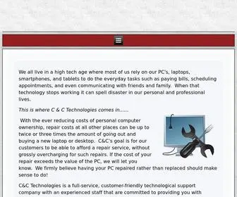 CCtechnologies.org(C&C Technologies) Screenshot