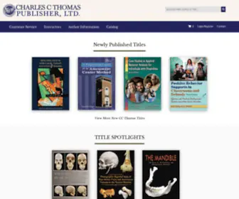 CCthomas.com(Charles C Thomas Publisher) Screenshot