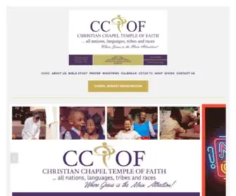 CCtof.org(Christian Chapel Temple of Faith) Screenshot