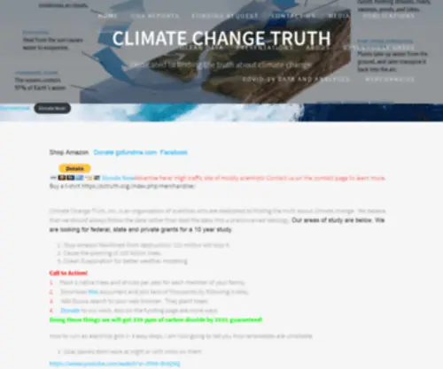 CCtruth.org(Climate Change Truth Inc) Screenshot