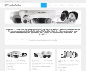 CCTV-Auckland.com(Hikvision CCTV Security Cameras Installers Auckland) Screenshot