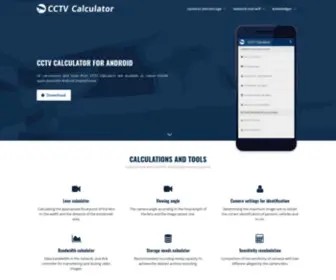 CCTvcalculator.net(Cctv calculator) Screenshot