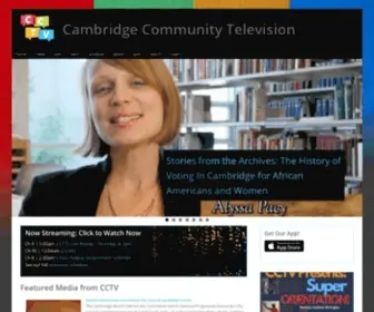 CCTvcambridge.org(CCTV Home Page CCTV Cambridge Community Television) Screenshot