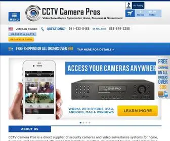 CCTvcamerapros.com(Security Cameras and Video Surveillance Systems from CCTV Camera Pros) Screenshot