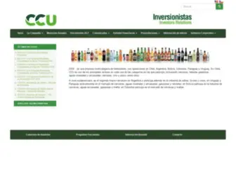 CCuinvestor.com(Compañia cervecerias unidas) Screenshot